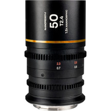 Venus Optics Laowa Nanomorph 50mm T2.4 1.5x S35 Anamorphic Lens (E Mount, Amber)