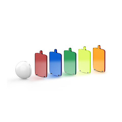 MIRFAK Moin Lighting Sphere Diffuser with Color Filters
