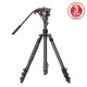 Карбоновий штатив-монопод Miliboo MTT501CF Kit з гідравлічною головкою MYT801