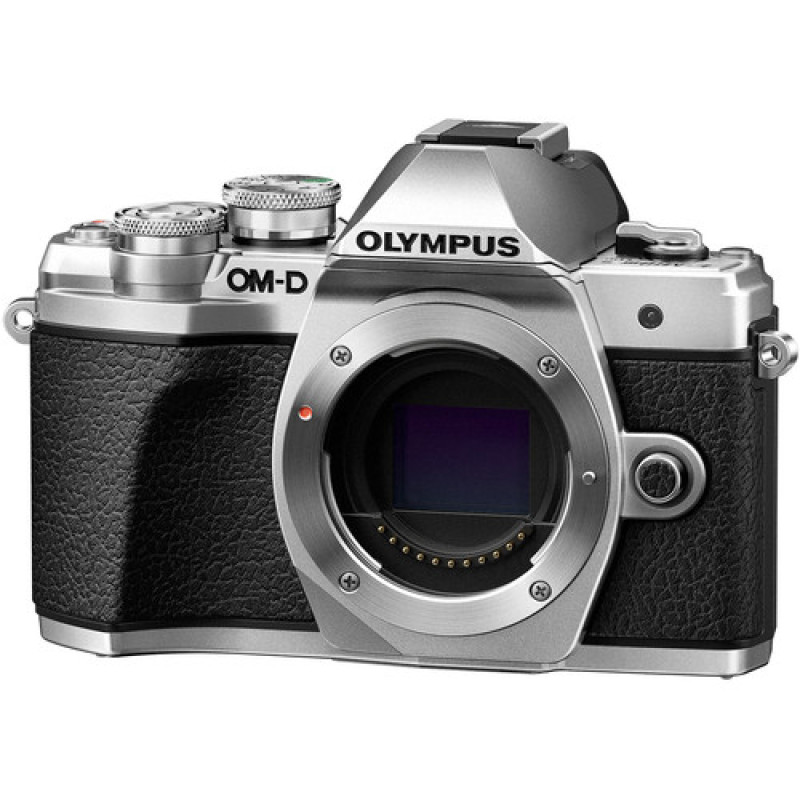 Olympus OM-D E-M10 Mark III Mirrorless Micro Four Thirds Digital Camera (Body Only, Silver)