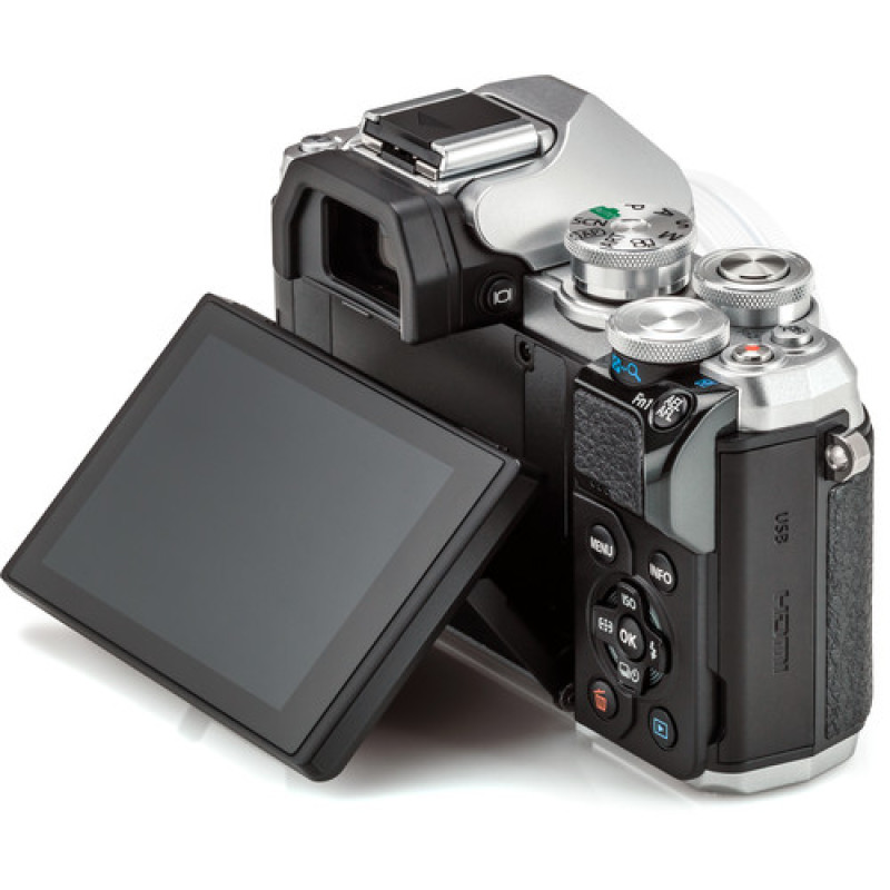 Olympus OM-D E-M10 Mark III Mirrorless Micro Four Thirds Digital Camera (Body Only, Silver)