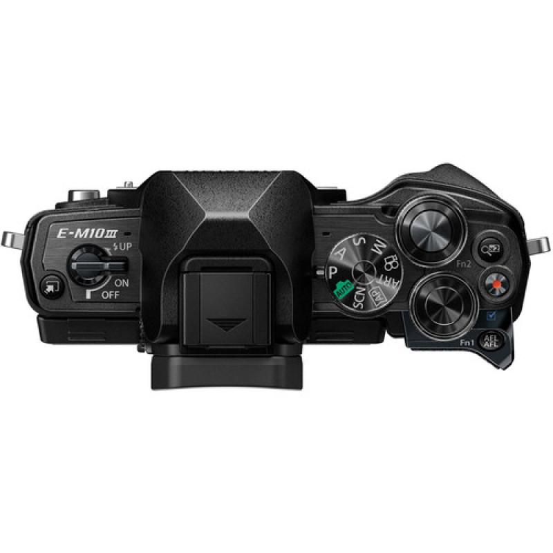 Olympus OM-D E-M10 Mark III Mirrorless Micro Four Thirds Digital Camera (Body Only, Black)