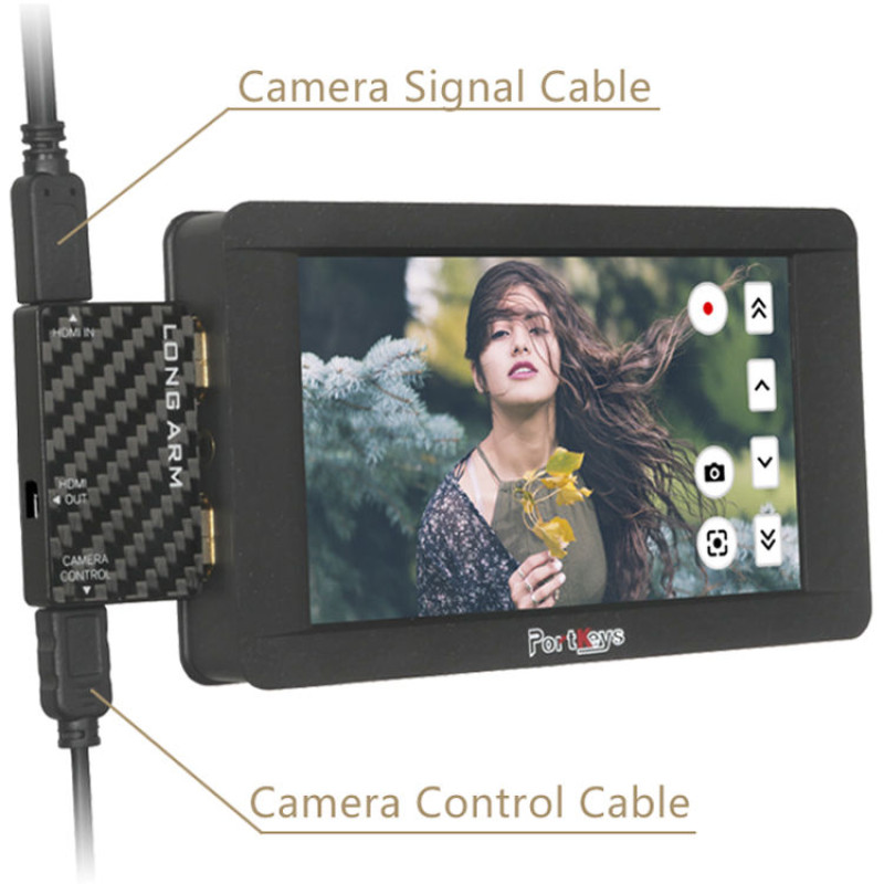 Накамерный монитор PORTKEYS 5" HDMI 4K Monitor with Long Arm Control Box Kit