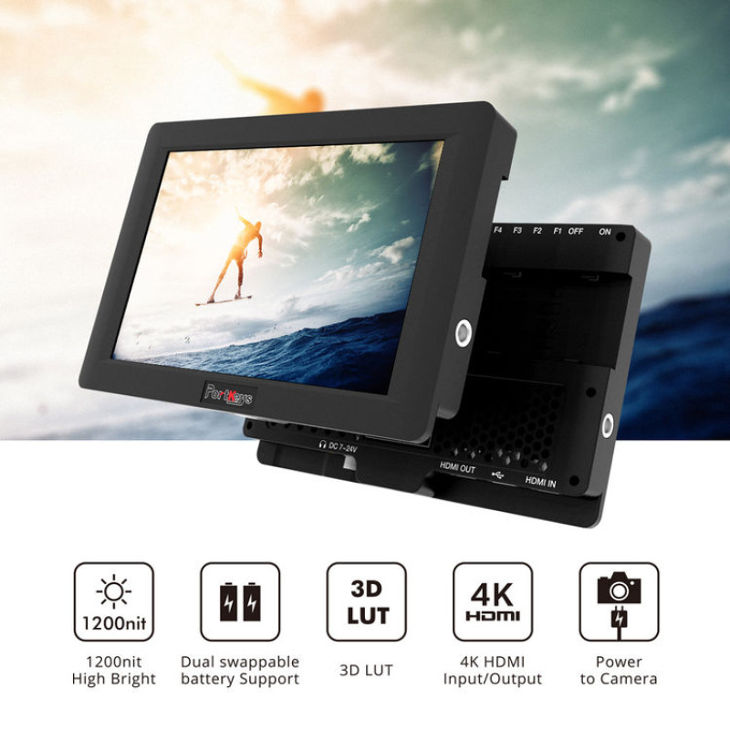 Накамерний монітор PORTKEYS HH7 7" HDMI IPS On-Camera Monitor