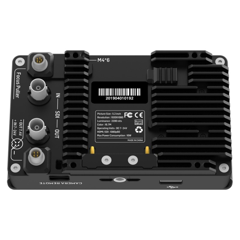 Монітор PORTKEYS BM5 II Touchscreen HDMI SDI 2200 Nits (BM5 II)