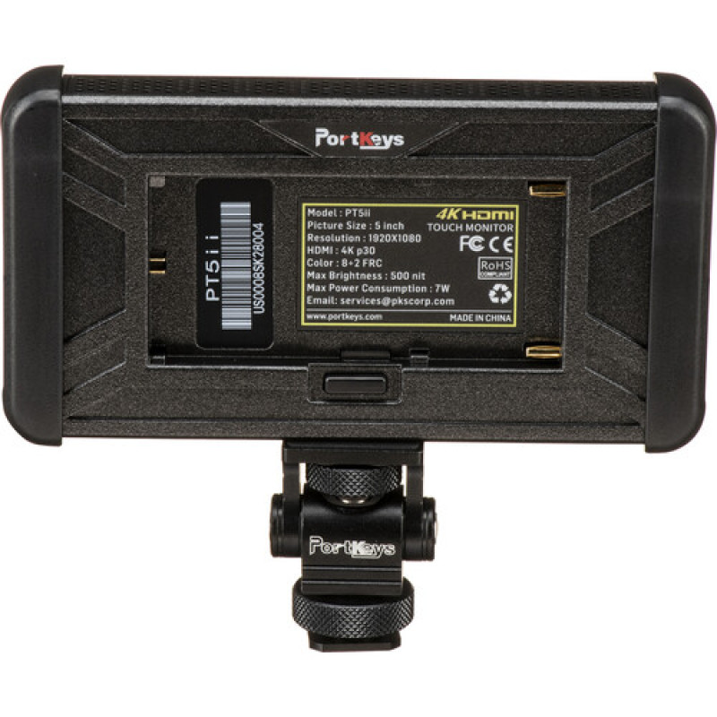 Cенсорний монітор PORTKEYS PT5 II 5" 4K HDMI із підтримкою 3D LUT