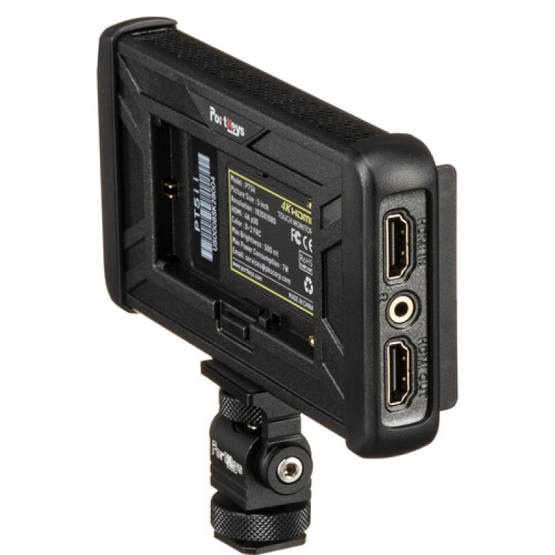 Cенсорний монітор PORTKEYS PT5 II 5" 4K HDMI із підтримкою 3D LUT