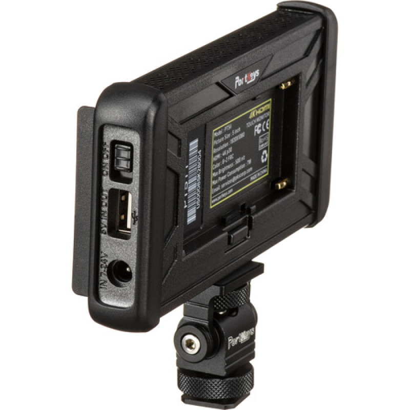 Cенсорний монітор PORTKEYS PT5 II 5" 4K HDMI із підтримкою 3D LUT