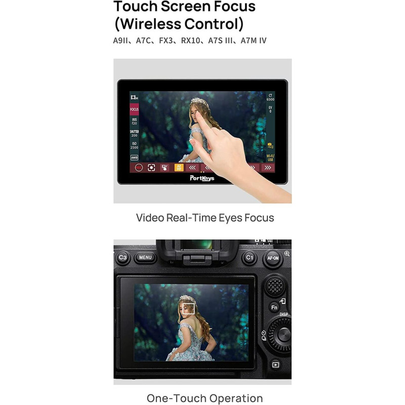 Накамерний монітор Portkeys  LH5P II 5.5" Touchscreen Monitor (LH5P II)