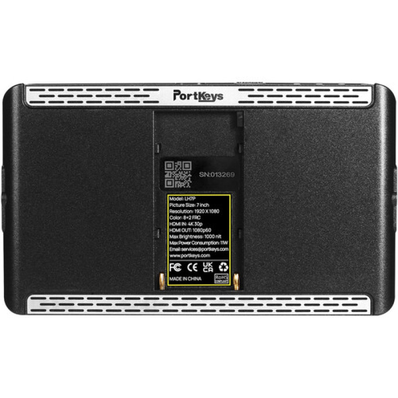 Накамерний монітор PORTKEYS LH7P 7" High-Bright Touchscreen Monitorl (Black) (LH7PB)