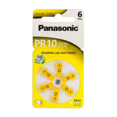 Батарейки Panasonic Zinc Air PR10 (упаковка 6шт) (PR-10L/6LB)