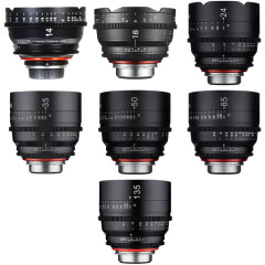 Набір з 7 об'єктивів Rokinon Xeen 14, 16, 24, 35, 50, 85, 135 мм Cine (Canon EF)