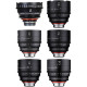 Набір з 6 об'єктивів Rokinon Xeen 14, 24, 35, 50, 85, 135 мм Cine (Canon EF)
