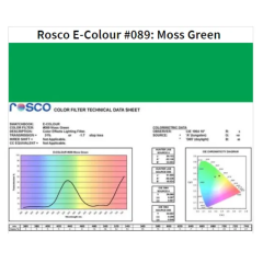 Фильтр Rosco E-Colour+ 089 Moss Green Roll 