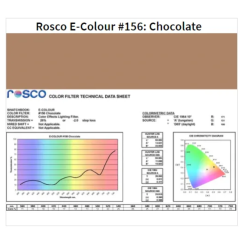 Фильтр Rosco E-Colour+ 156 Chocolate Roll