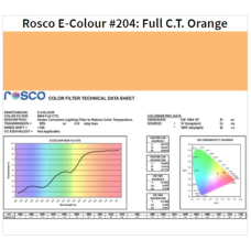 Фильтр Rosco EdgeMark E-204-Full CTO-1.22x7.62M
