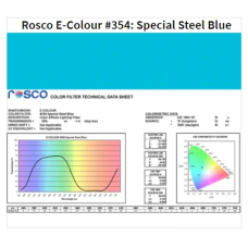 Фильтр Rosco E-Colour+ 354 Special Steel Blue Roll