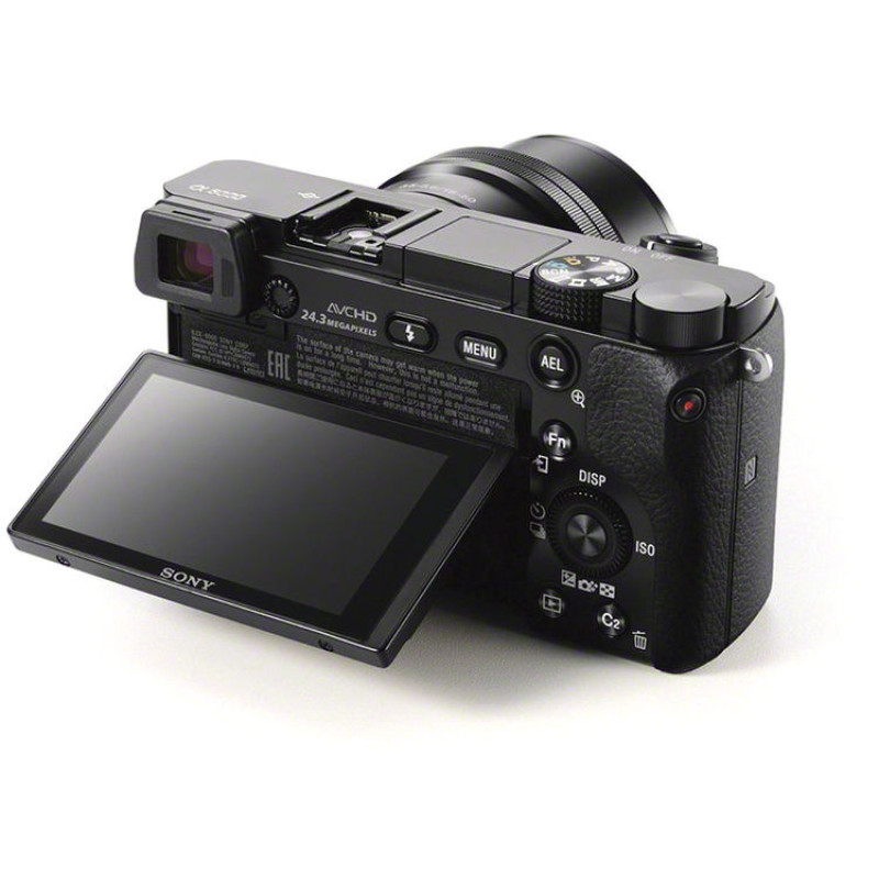 Sony Alpha a6000 Mirrorless Digital Camera with 16-50mm Lens (Black)