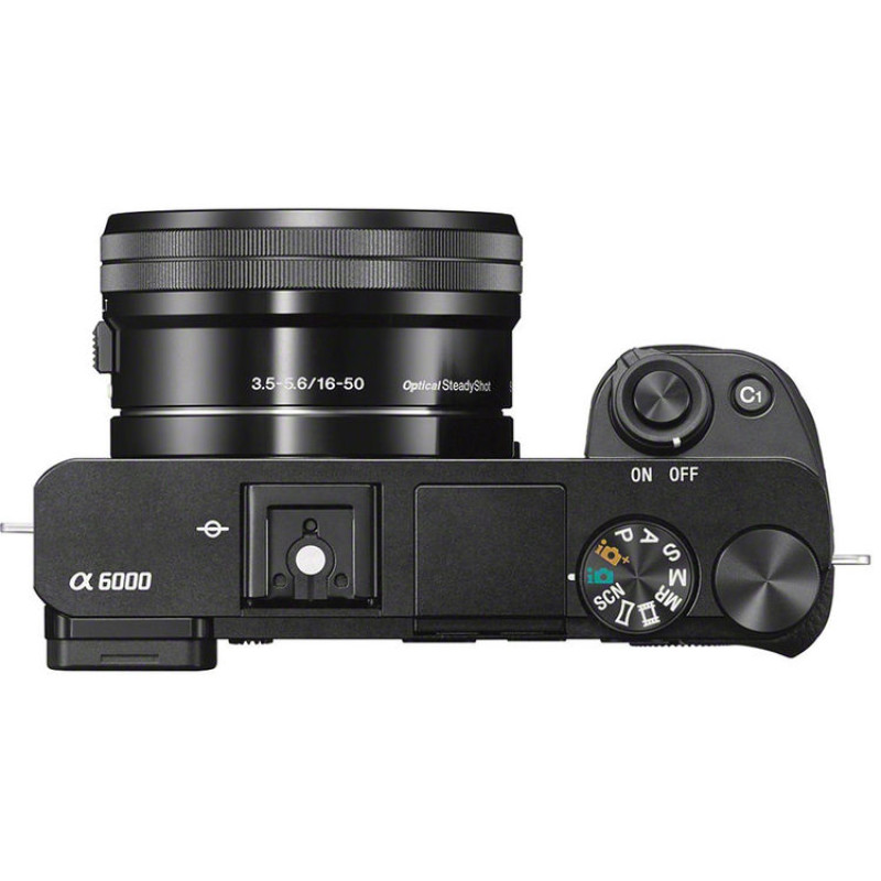 Sony Alpha a6000 Mirrorless Digital Camera with 16-50mm Lens (Black)