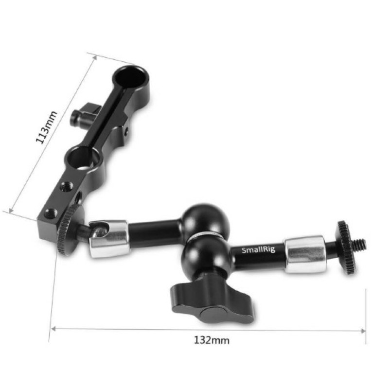 SMALLRIG Magic Articulating Arm(132mm) with 15mm Rod Clamp 1013