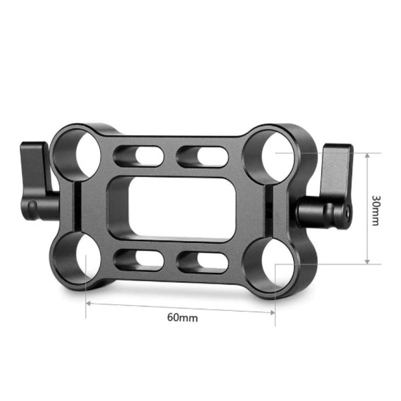 SmallRig CoolRaiser V2 to raise a second set of 15mm rods 1029