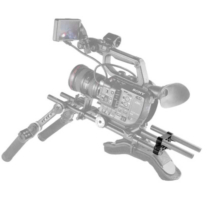 SmallRig CoolRaiser V2 to raise a second set of 15mm rods 1029