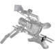 SmallRig CoolRaiser V2 to raise a second set of 15mm rods 1029