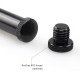 SmallRig 2pcs 15mm Black Aluminum Alloy Rod(M12-15cm) 6inch 1050