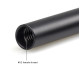 SmallRig 2pcs 15mm Black Aluminum Alloy Rod(M12-15cm) 6inch 1050