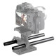 SmallRig 1051 2pcs 15mm Black Aluminum Alloy Rod(M12-20cm) 8inch