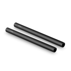 SmallRig 2pcs 15mm Black Aluminum Alloy Rod(M12-25cm) 10inch 1052