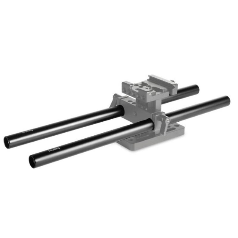 SMALLRIG 1053 Hard Anodizing Aluminum Alloy Pair of 15mm Rods (M12-12inch)