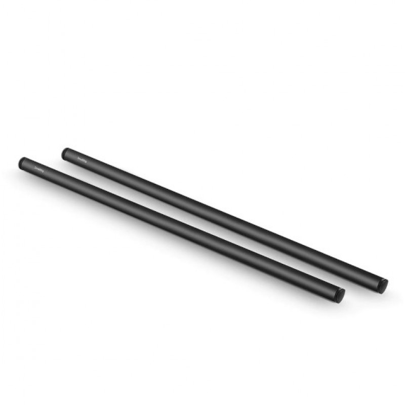 SmallRig 2pcs 15mm Black Aluminum Alloy Rod(M12-45cm) 18inch 1055