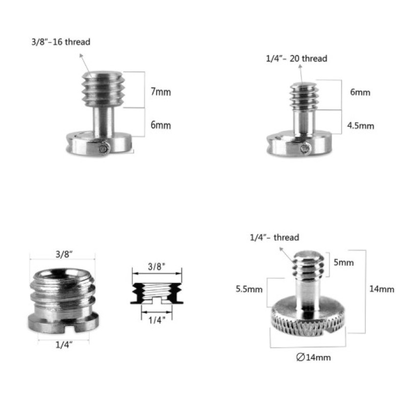 SmallRig 1074 ScrewPack-V1 8pcs screws