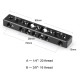 SmallRig Cheese Bar with 1/4 Inch and 3/8 Inch Screw Hole 1091