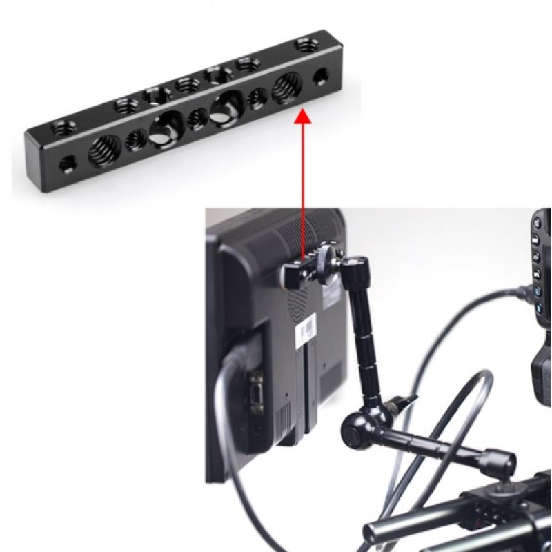 SmallRig Cheese Bar with 1/4 Inch and 3/8 Inch Screw Hole 1091