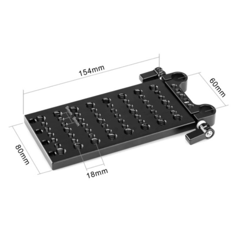 SmallRig Multi-purpose Mounting Plate with Clamp Rod 1093