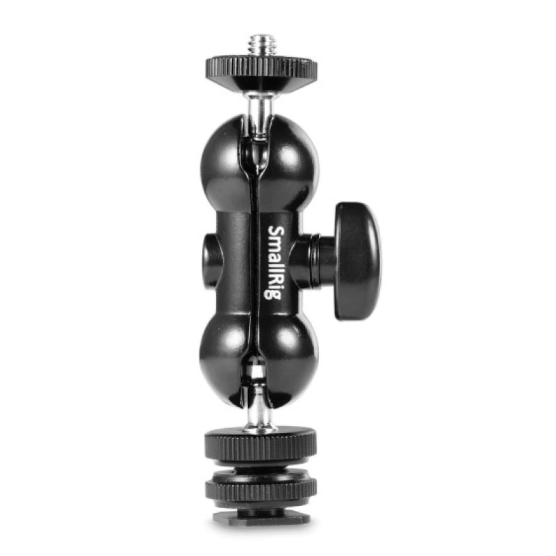 SmallRig 1135 Cool-Ballhead-V1 Multi-function Double BallHead w/ shoe mount & 1/4" screw
