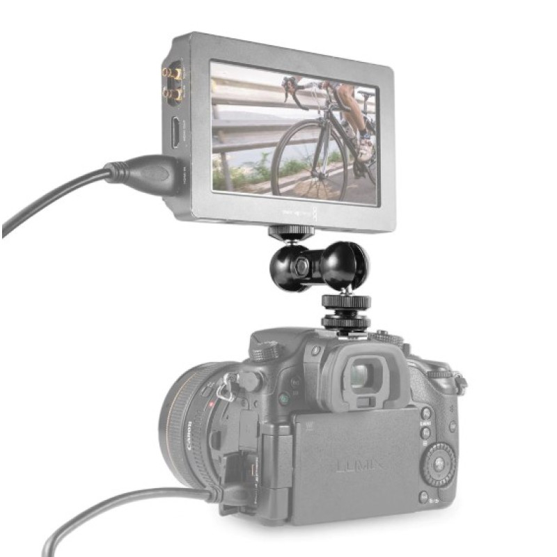 SmallRig 1135 Cool-Ballhead-V1 Multi-function Double BallHead w/ shoe mount & 1/4" screw