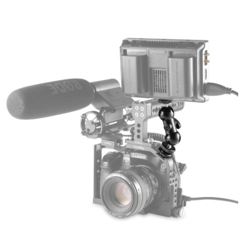 SmallRig 1135 Cool-Ballhead-V1 Multi-function Double BallHead w/ shoe mount & 1/4" screw