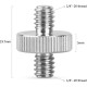 Аксесуар SmallRig Double Head Stud with 1/4" to 1/4" thread 828