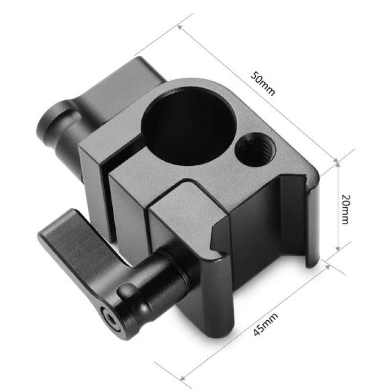 SmallRig SWAT Nato Rail with 15mm Rod Clamp (Parallel) 1254