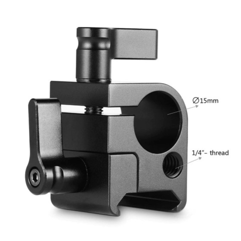 SmallRig SWAT Nato Rail with 15mm Rod Clamp (Parallel) 1254