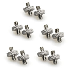 SMALLRIG Double Head Stud with 1/4" to 1/4" thread 10pcs Pack 1613