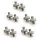 SMALLRIG Double Head Stud with 1/4" to 1/4" thread 10pcs Pack 1613