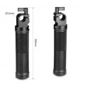 SMALLRIG Black Basic Handle V2 with 15mm Rod Clamp(2pcs Pack) 1626