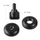 SMALLRIG Cold Shoe Adapter with 3/8" to 1/4" Thread(2pcs Pack) 1631