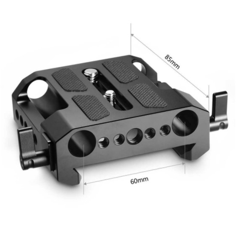 SmallRig Arri Standard Explorer Bridgeplate with 15mm Rod Clamp 1642