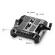 SmallRig Arri Standard Explorer Bridgeplate with 15mm Rod Clamp 1642