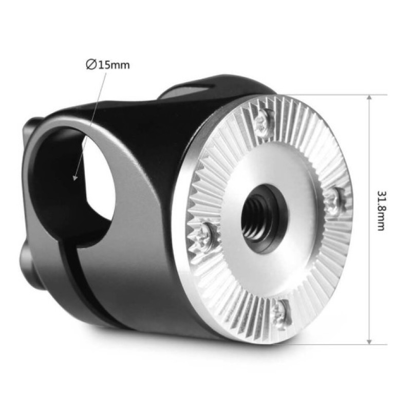 SmallRig 15mm Rod Clamp with Arri Rosette 1686